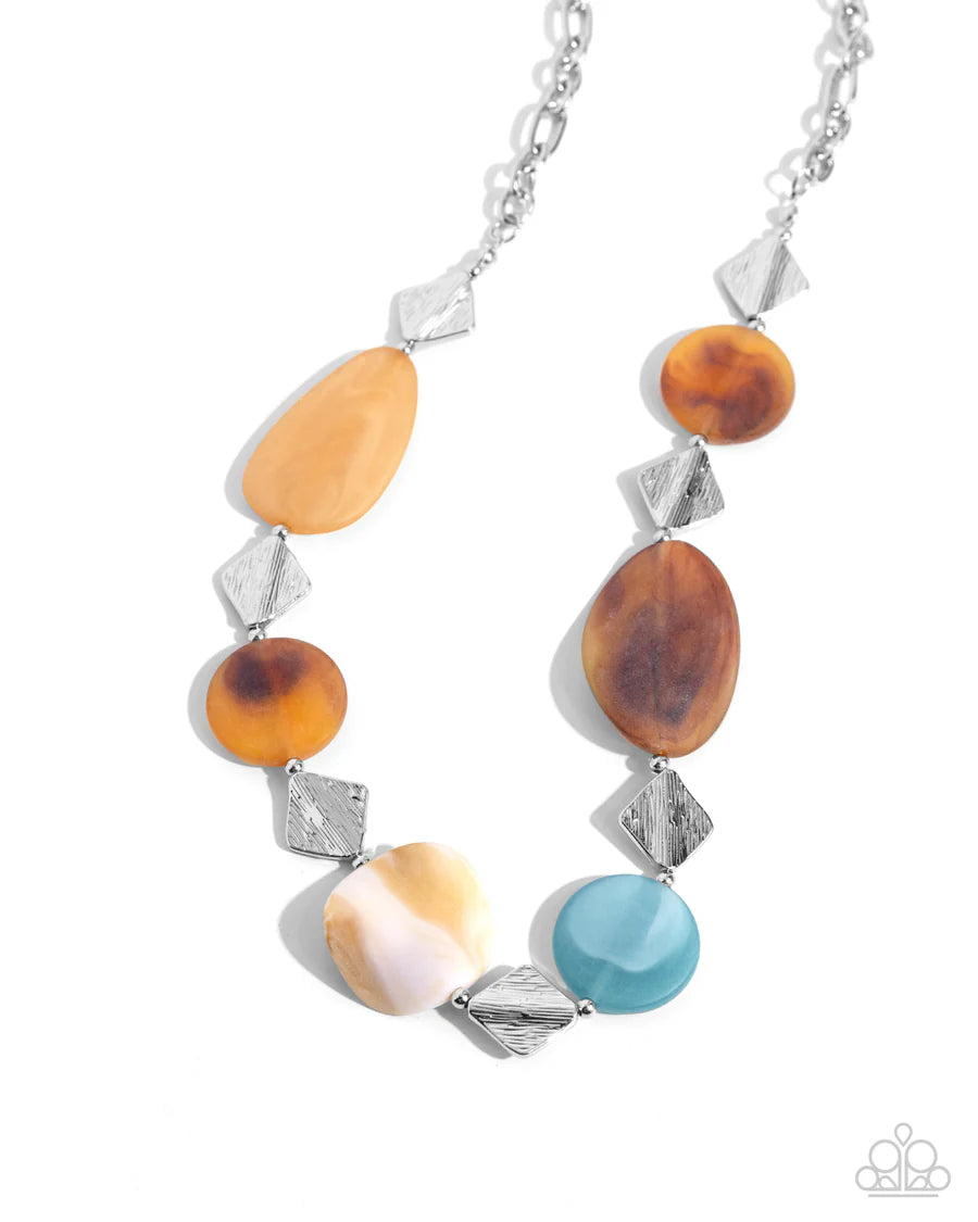 bridesmaid necklaces for women -Reflective Redux - Brown