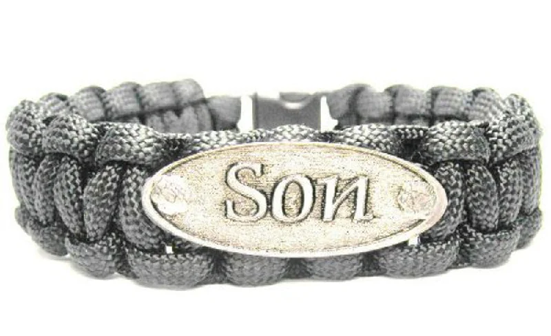 women’s bracelet with charms -Son 550 Military Spec Paracord Bracelet