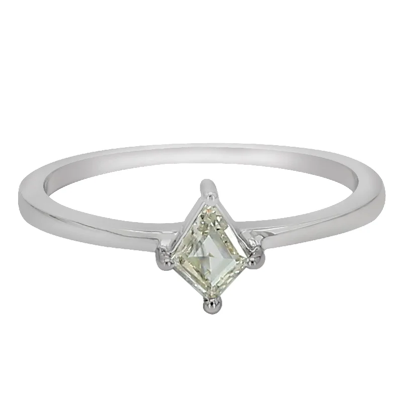 dainty gold rings -Eleanor Ring - Solitaire 0.23Ct