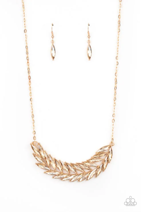 bohemian style necklaces for women -Flight Of FANCINESS Gold Necklace