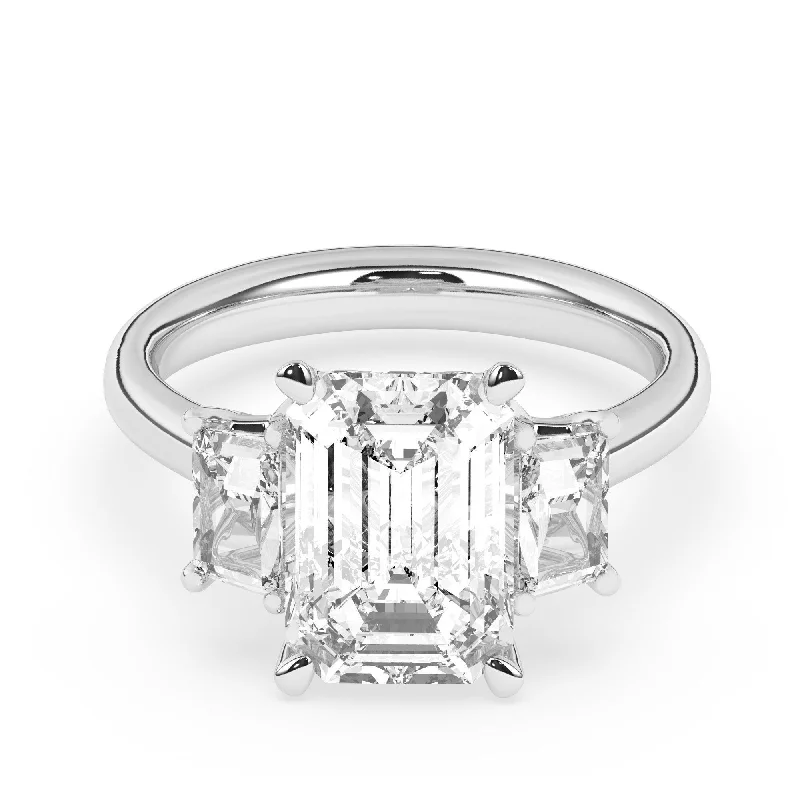 timeless rings for women -Candace 3-Stone Ring 2 3/4 Ctw