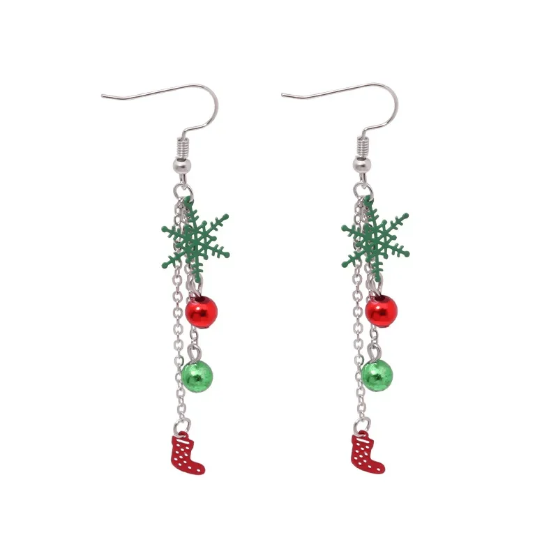 boho earrings for women -Adult's 'Christmas Party' Drop Earrings