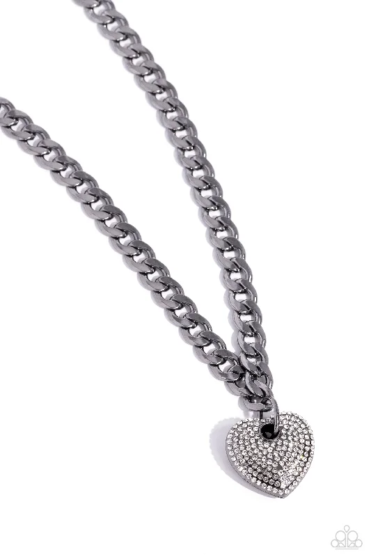 delicate necklaces for women -Ardent Affection - Black