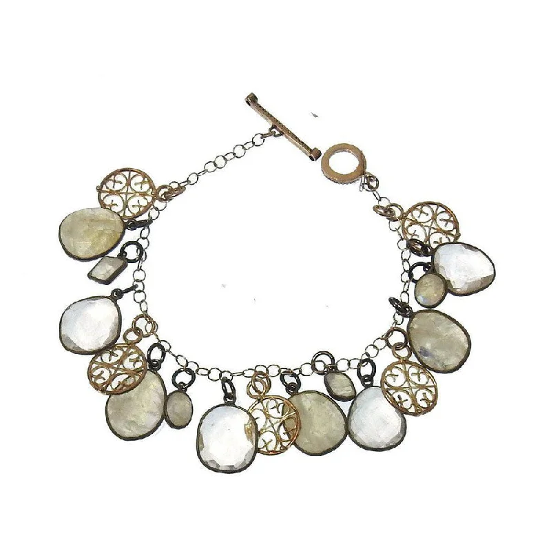 gold bracelets for women -Moonstone Bracelet