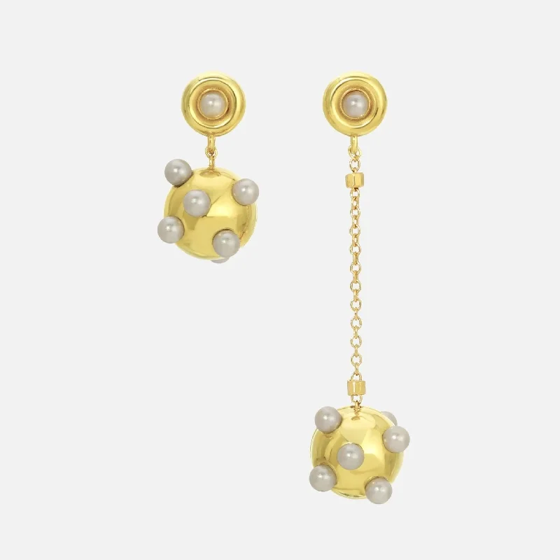 luxury earrings for women -Orbitini Drop Earrings