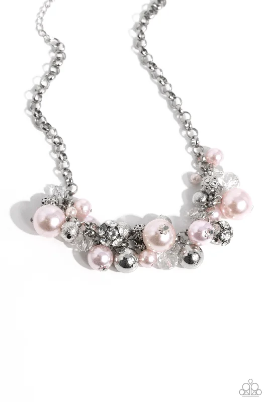 stackable necklace sets -Corporate Catwalk - Pink