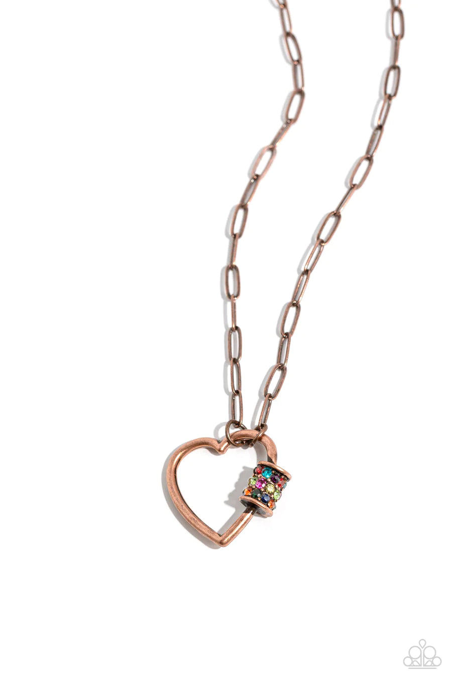 matching necklaces for couples -Affectionate Attitude - Copper