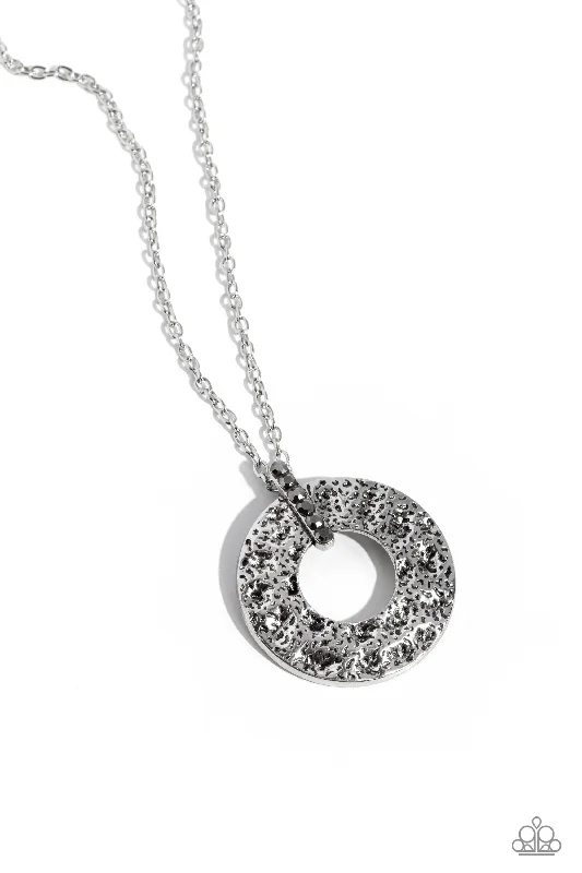 luxury engagement necklaces -Modern Memento - Silver