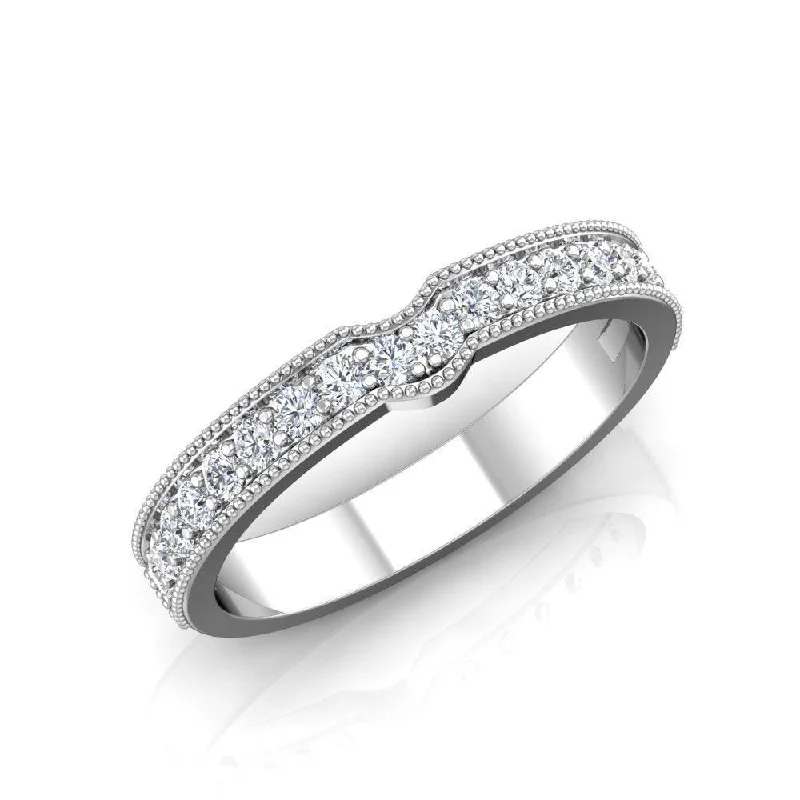 diamond rings for women -Aviva Wedding Band