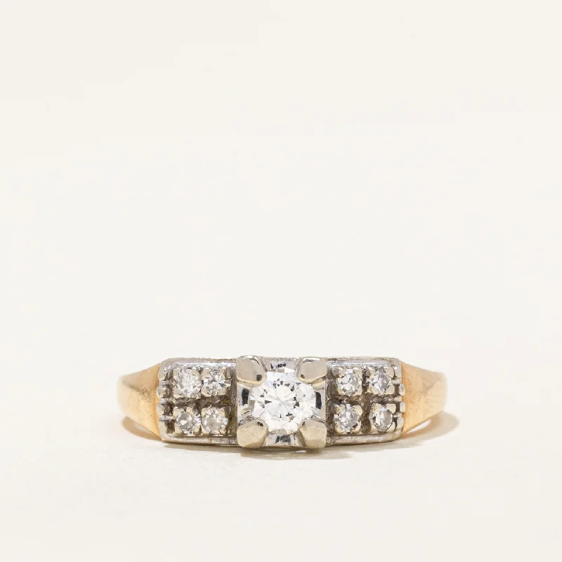 simple engagement rings -Diamond Engagement Ring | 0.40ctw | SZ 7.75 |