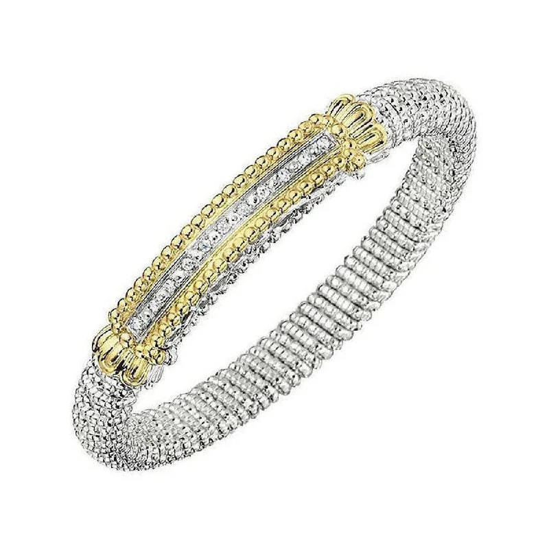 designer bracelets for women -Diamond Bar Bracelet