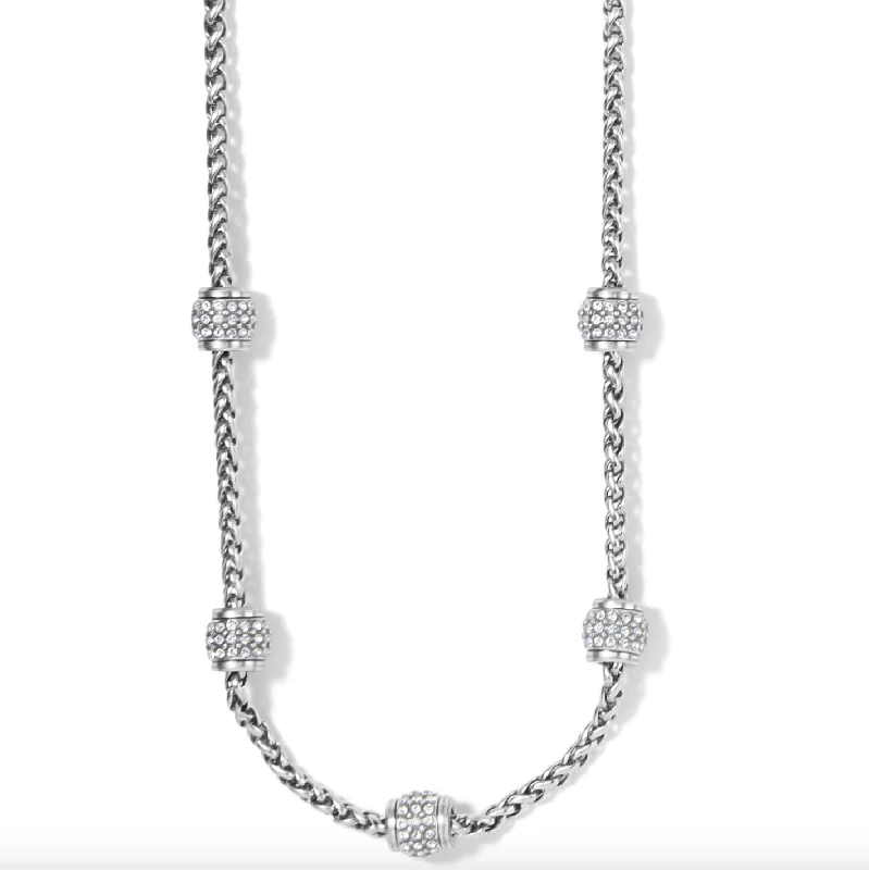 fashionable layered necklaces -Meridian Petite Short Necklace