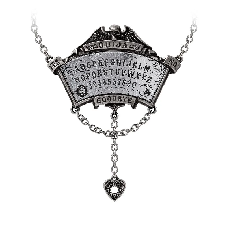 engraved name necklaces for women -Crowley's Spirit Board Necklace