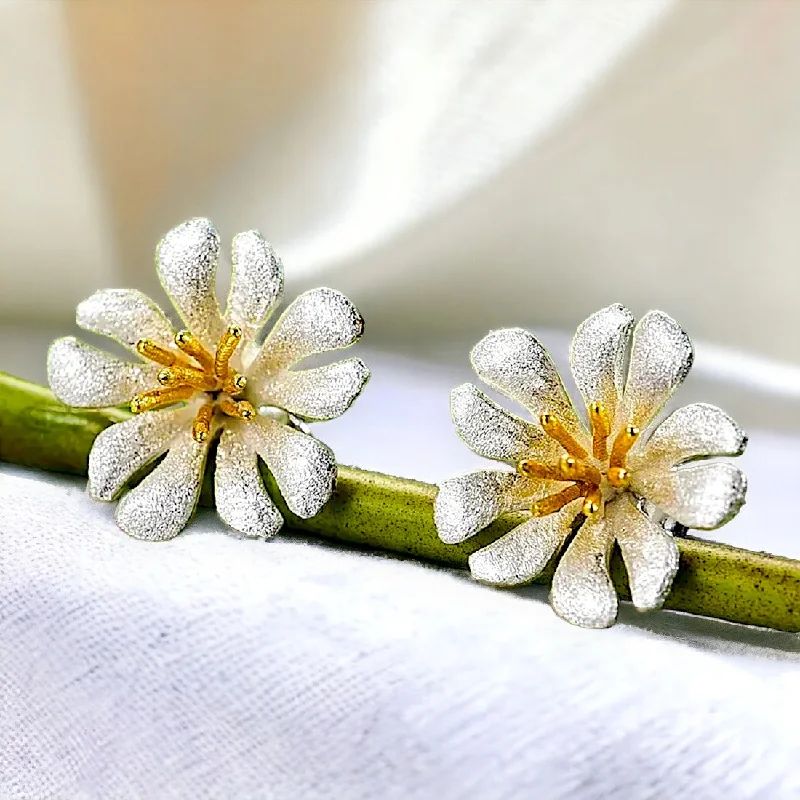 large hoop earrings -Silver Juhi Earring For Women & Girls