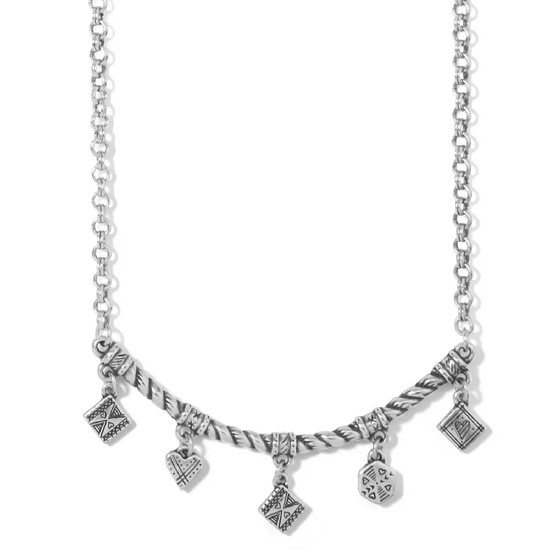 elegant long drop necklaces -Sonora Etched Necklace