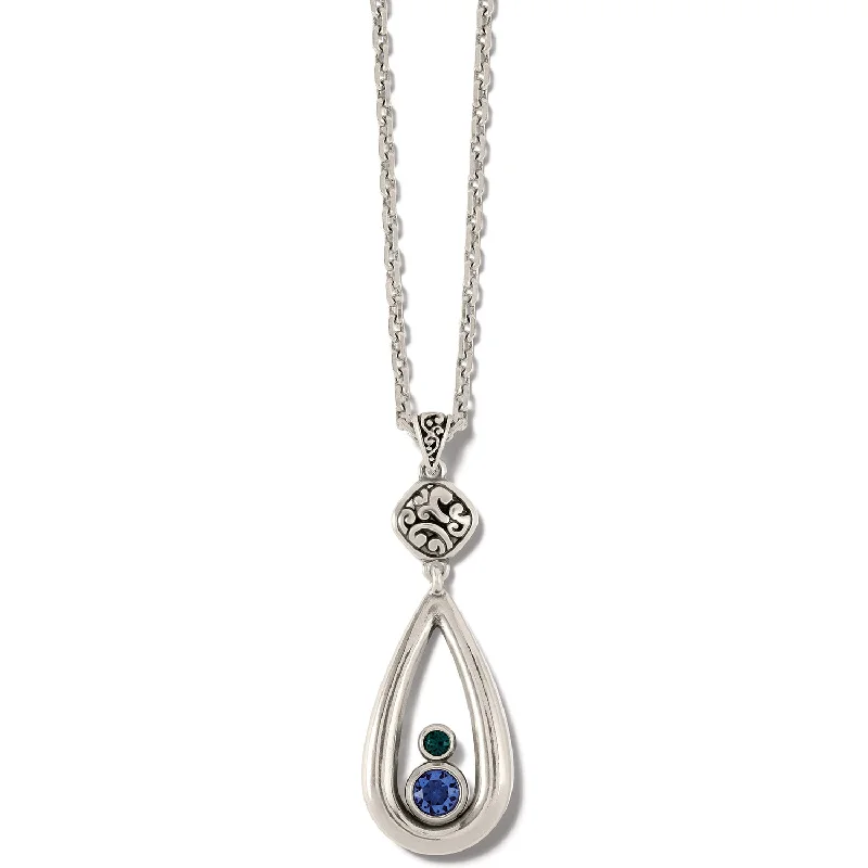 luxury necklaces for women -Elora Gems Teardrop Necklace