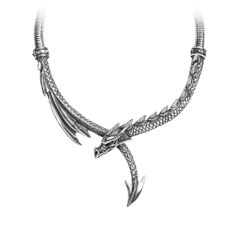 timeless diamond pendants -Dragons Lure Necklace