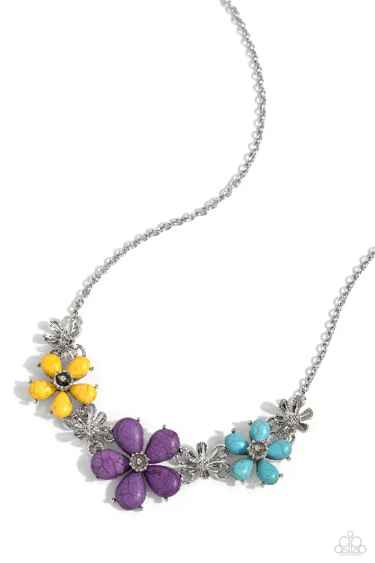 classic gold necklaces for women -Growing Garland - Purple