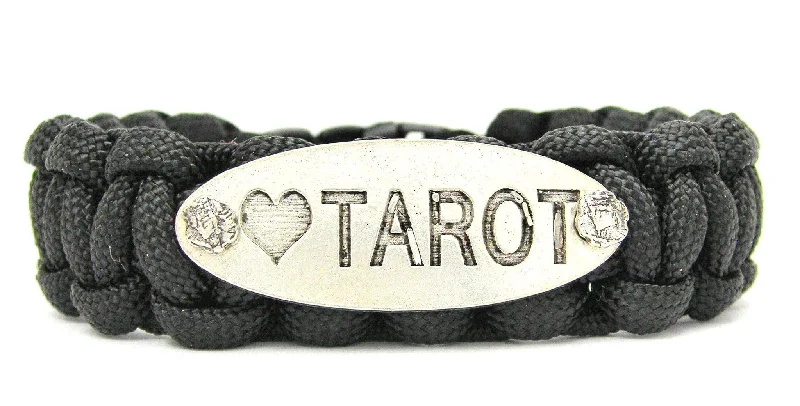 stylish bangles for women -Love Tarot 550 Military Spec Paracord Bracelet