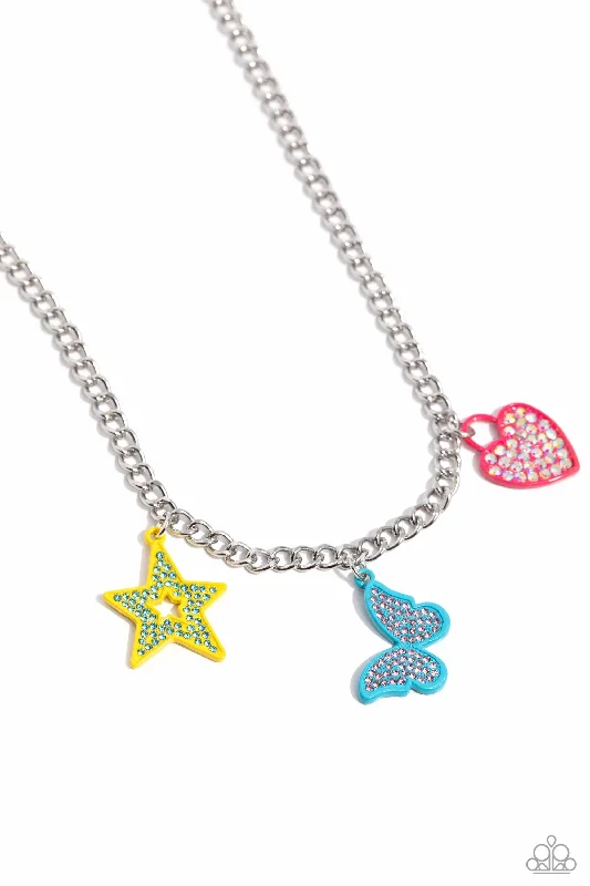 stylish heart pendant necklaces -Sensational Shapes - Multi