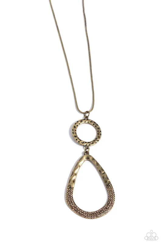 gorgeous silver necklaces for women -Focused Fashion - Brass