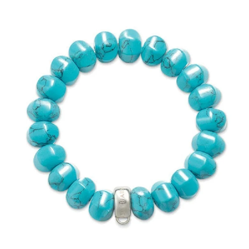 luxury bangles for women -Charm Bracelet Turquoise