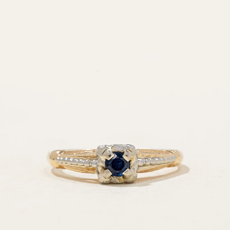 colorful rings for women -Sapphire Ring | 0.20ct | SZ 4.5 |