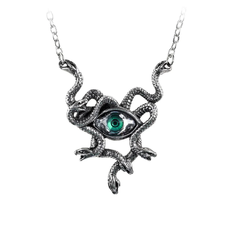 fashion statement necklaces -Gorgons Eye Necklace