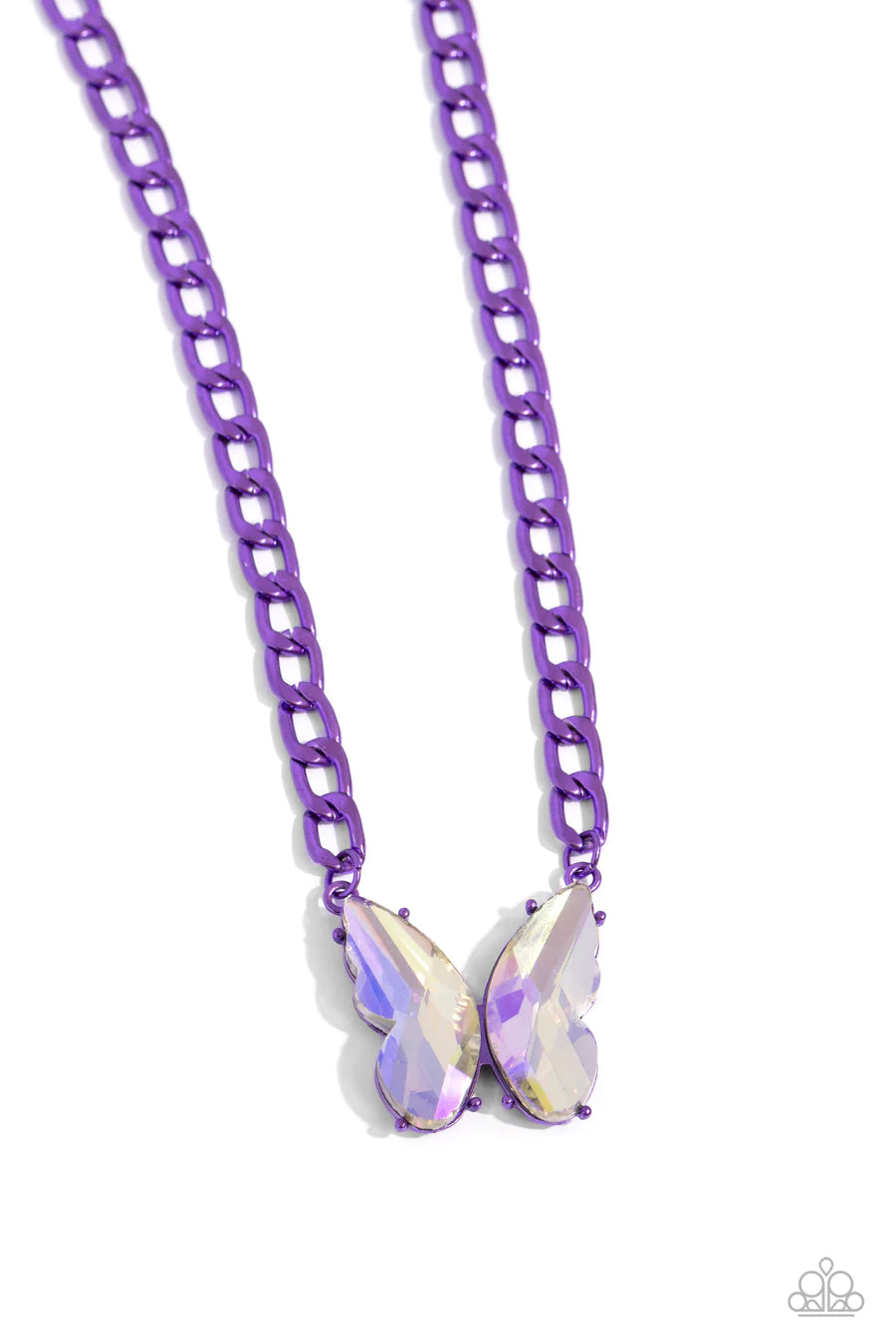 eco-friendly necklaces -Fascinating Flyer - Purple