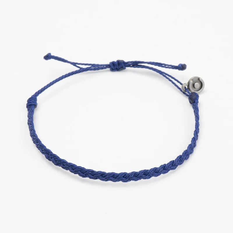 adjustable bangles for women -Navy Blue Flow Bracelet