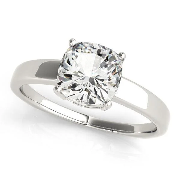 custom name rings -Isabel Cushion Engagement Ring - 1.0 Ct IGI Certified