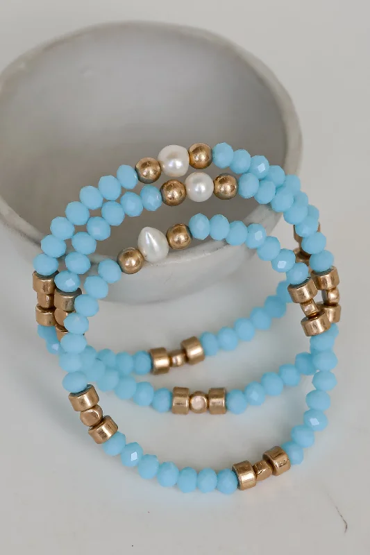 charm bracelets for women -FINAL SALE - Maddie Beaded Bracelet Set