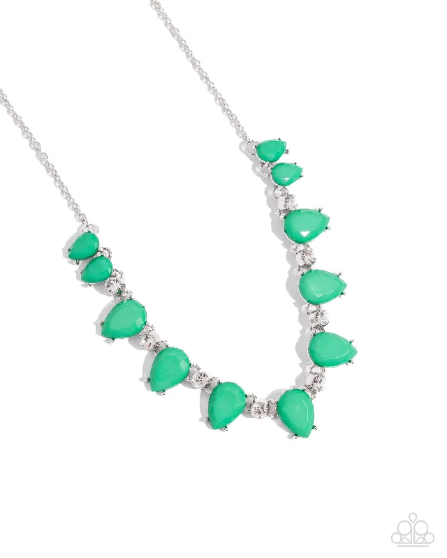 anniversary necklaces for women -Malibu Marvel - Green