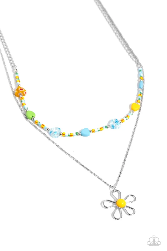 designer necklaces for women -Traditionally Trendy - Yellow