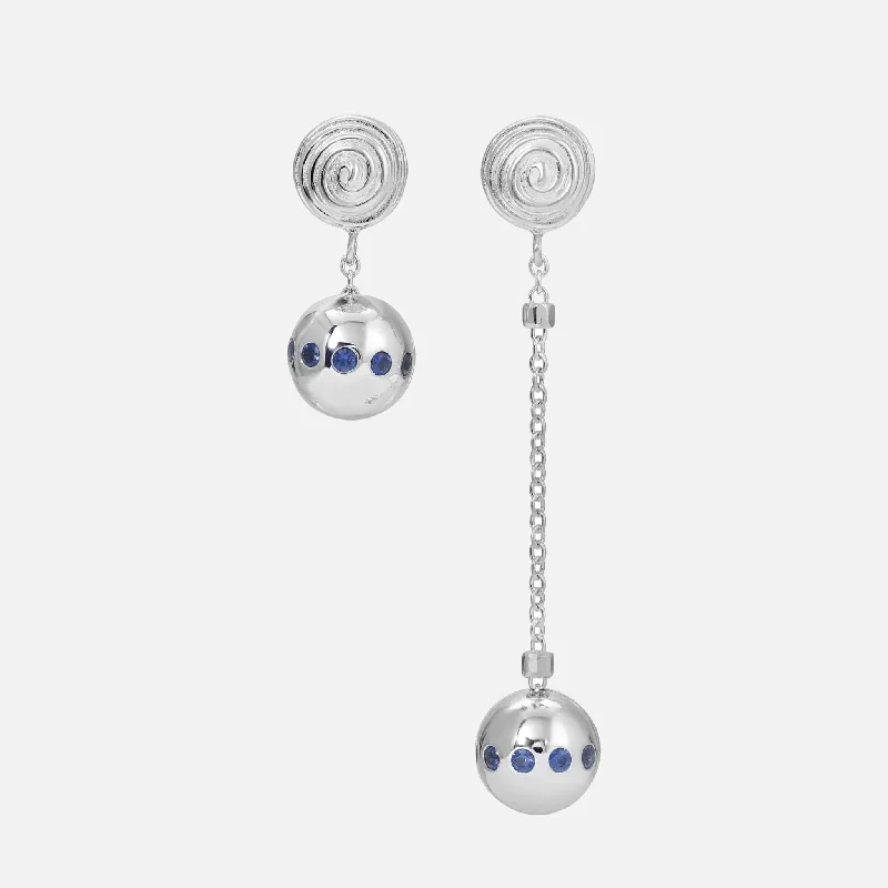 statement earrings for women -Petite Midnight Drops