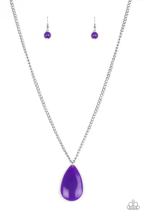 elegant gold necklaces for women -So Pop - YOU - lar Purple Necklace