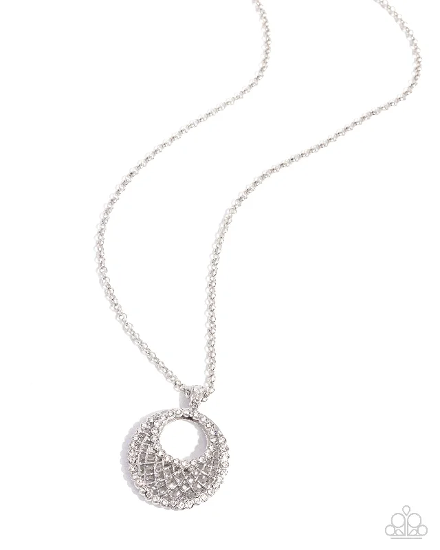 elegant lock pendant necklaces -Net Worth - White