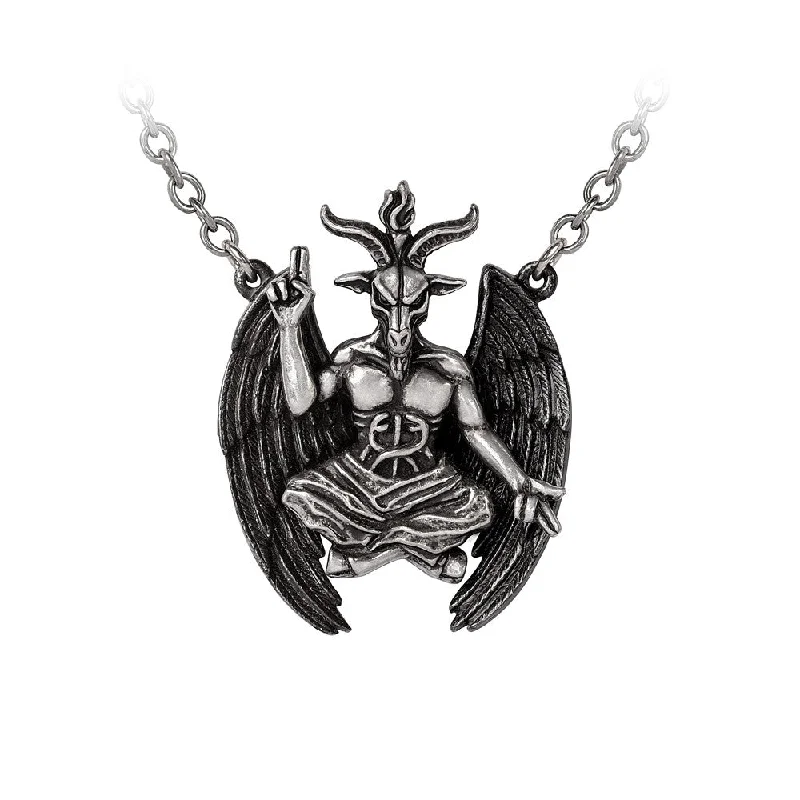 handmade beaded necklaces -Personal Baphomet Necklace