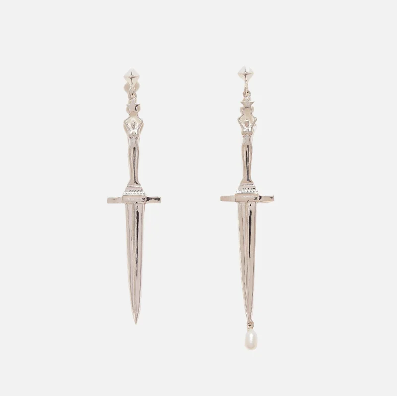 ear cuff earrings for women -Dagger Earrings