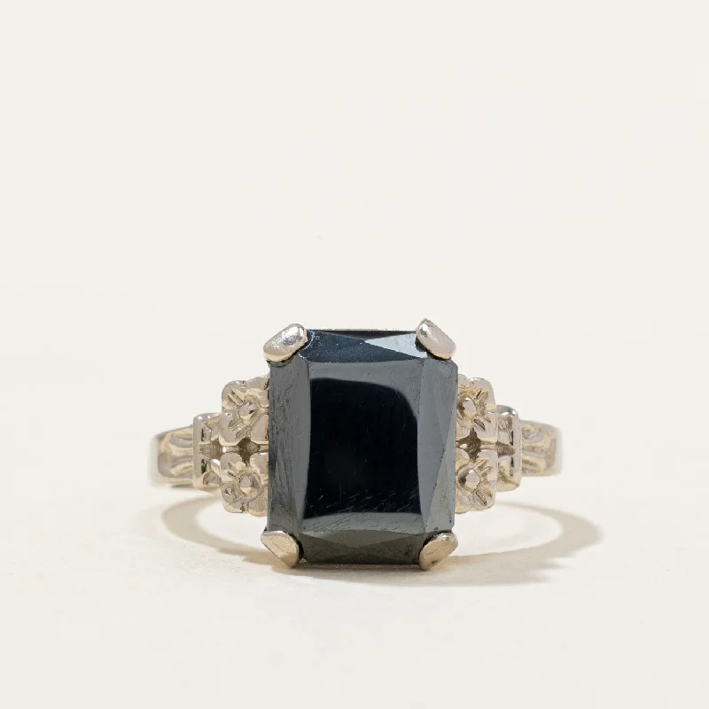 dainty gold rings -Hematite Ring | 2.50ct | SZ 6 |