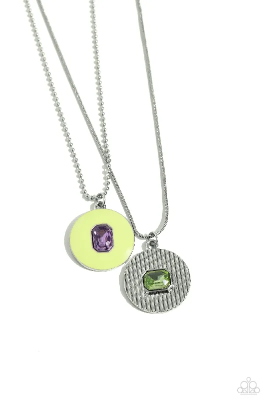 sterling silver necklaces -Cryptic Couture - Green